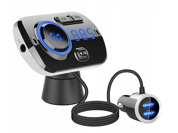 Bluetooth usb 5.0 multifuncțional transmisor fm 8in1