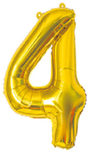 BALÓN ČÍSLICA 4 ZLATÝ (2000)