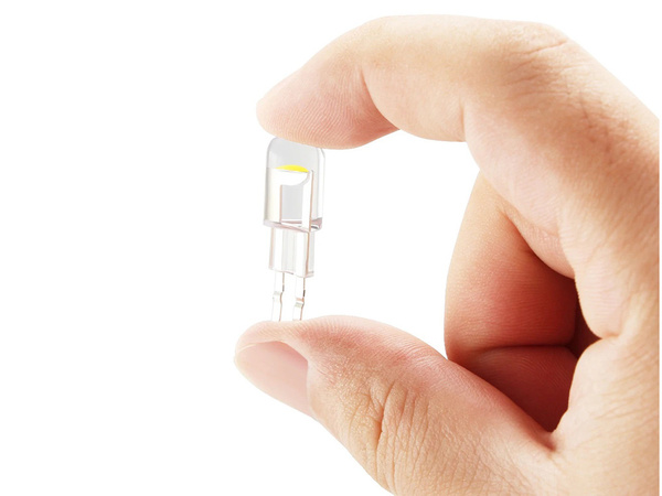 W5w t10 alb cristalic led lumină auto 2 buc component