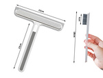 Window cleaner squeegee with handle window water brush groove brush