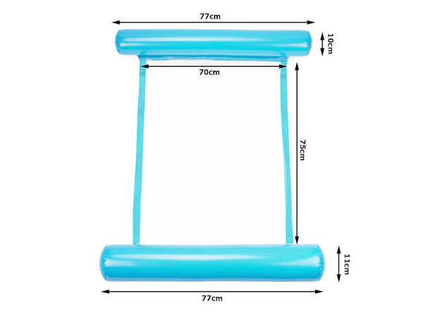 Aufblasbare matratze wasser hängematte schwimmen stuhl pool liege schwimmer matte
