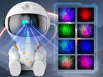 Projecteur d'etoiles astronaute galaxy night light sky laser led remote control