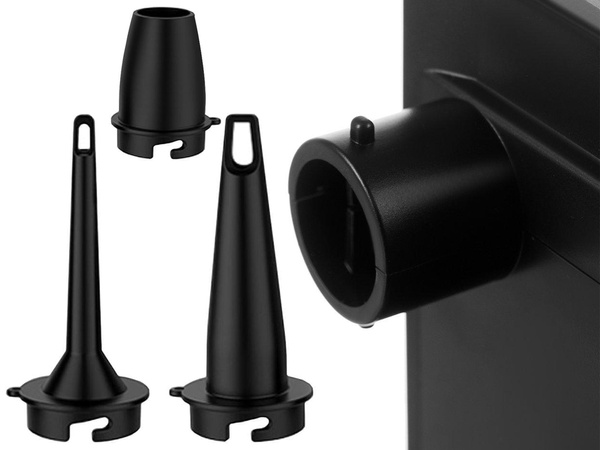 BOMBA ELÉCTRICA RECARGABLE PARA COLCHÓN DE PISCINA 3 ACCESORIOS LED PARA CAMPING