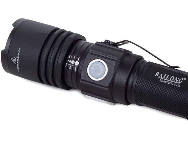 Linterna táctica bailong cree led xm-l3-u3 usb