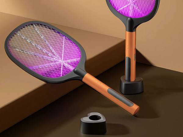 Elektryczna łapka na muchy komary owady uv z podstawką lampa owadobójcza