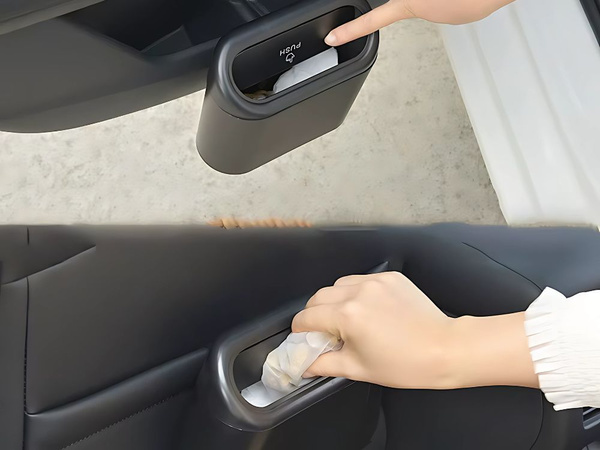 Auto prügikast mini prügikast auto ukse klapile