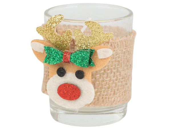 Duftkerzen im glas kerzen rentier weihnachten set 2 stück