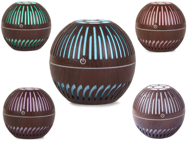 Zvlhčovač vzduchu aromaterapeutický difuzér led nočné svetlo rgb