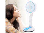 Ventilador plegable lámpara de escritorio inalámbrica ventilador de escritorio de pie