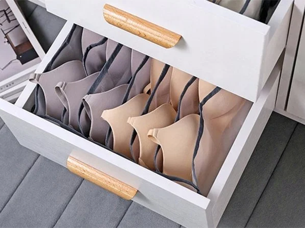 Alsónemű szervező melltartó fiókos szekrény 6 rekeszes