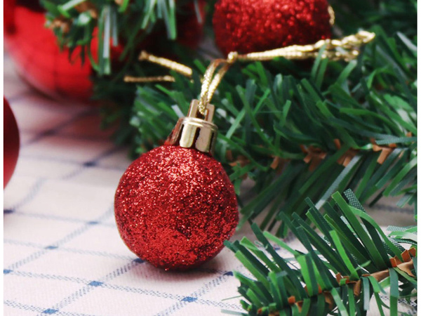 Christmas tree tops 6/4/3 cm kit 100 pieces