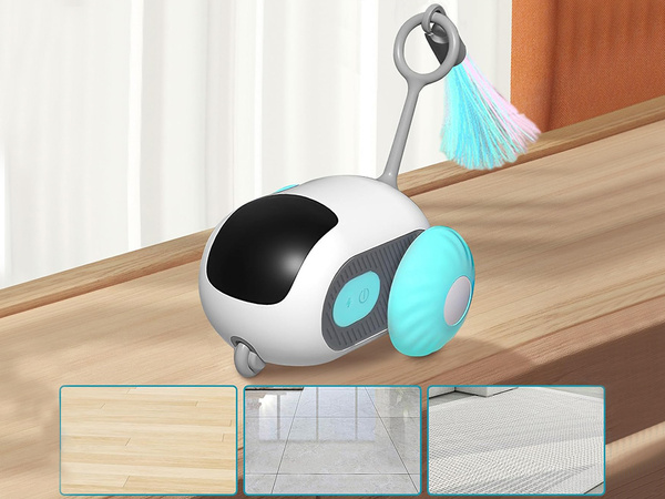 Juguete interactivo para gatos mando a distancia escaping usb-c mando a distancia