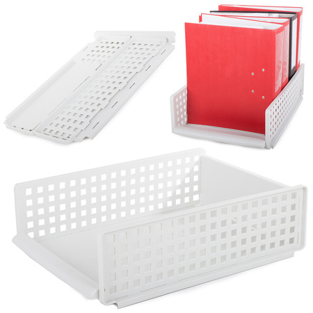 Document organiser binders office shelf