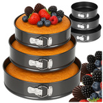 Molde para tortas bandeja para hornear tortas molde 24 26 28 3 unidades redondo