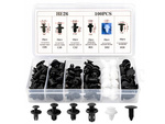 Jeu de chevilles pour voiture clips de montage pour tissus d'ameublement 100 pièces