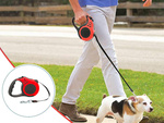 Automatic lanyard for dogs blocking powerful lightweight coil 5m 15kg