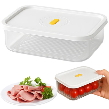 Food container with lid airtight kitchen organiser 600ml