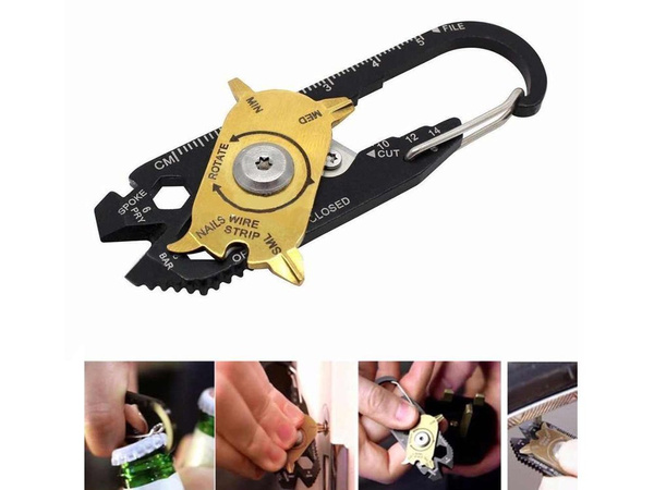Nôž na kľúče multitool prežitie 20v1