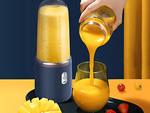 Hordozható blender csésze elektromos keverőgép usb 6 pengével smoothie