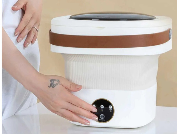 Mini lave-linge portable petit lave-linge de voyage pliant pour vêtements et linge 11l