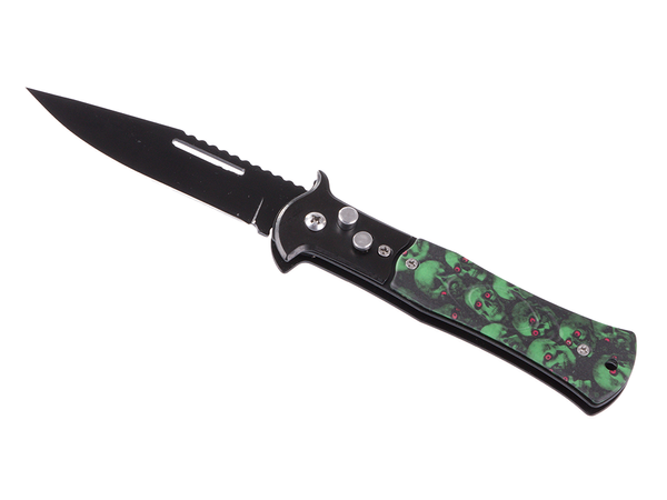 Folding steel pocket knife tactical military