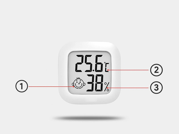 Digitalni termometer vremenska postaja sobni higrometer