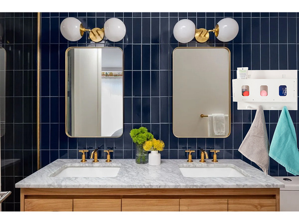 Organizators piekaramais plaukts vannas istabas skapītis