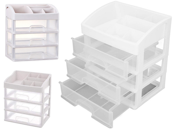 Skrynelės kosmetikos organizatoriaus stalčiai xxl