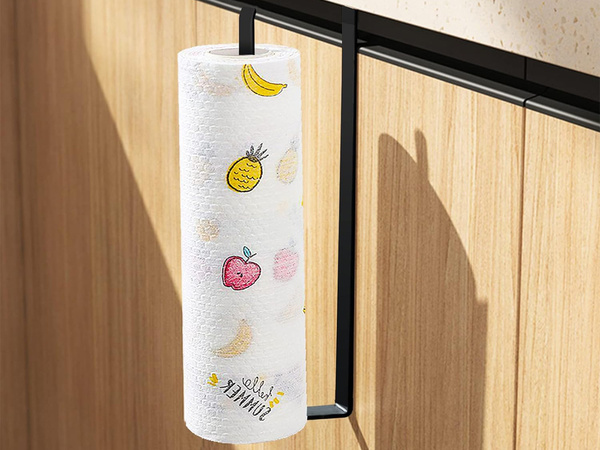 KONYHAI PAPÍRTÖRÖLKÖZŐ TARTÓ FELCSÚSZTATHATÓ FÉM LOFT MATT