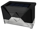 Solar lights 4 pcs led garden for stairs terrace fence dusk sensor