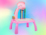 Zpětný projektor kreslicí stůl tabule fixy pro děti fixy