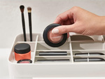 Kosmetik-organizer mit schublade und spiegel