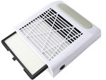 Bagless manicure cassette nail dust collector 80w with filter