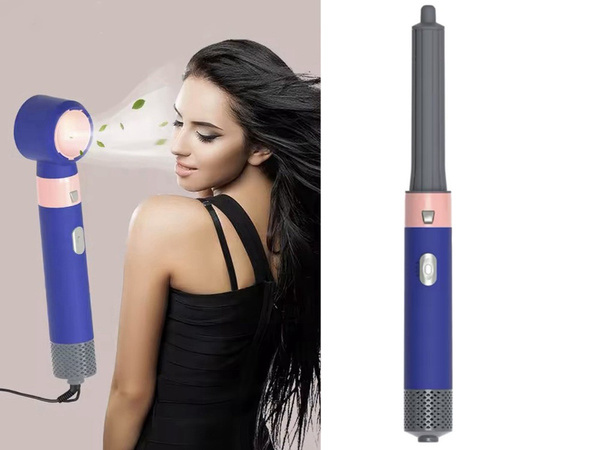 Secador de pelo, set para el cuidado del cabello 5 en 1, puntas intercambiables, cabello