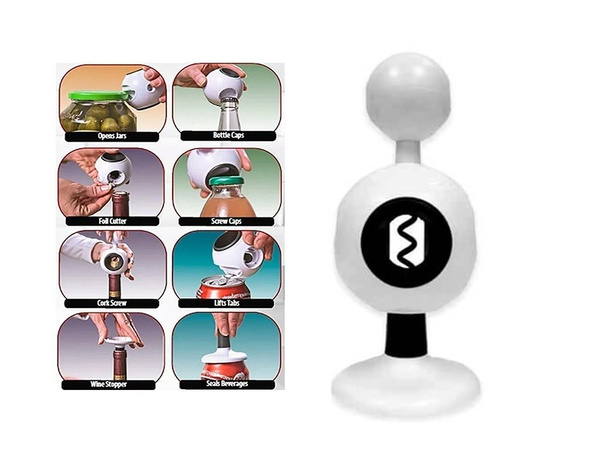 Multifunctional bottle opener for wine jars