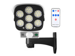 Cámara simulada sensor de movimiento solar crepúsculo led