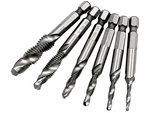 M3-10m burghie hexagonală de găurit cu filet hss set 6 buc