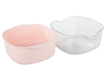 Double bol pour le lavage des fruits passoire panier passoire passoire