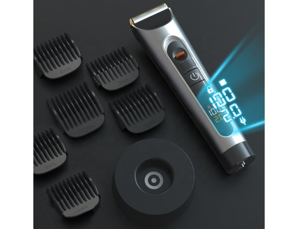 Hair clipper ceramic trimmer lcd
