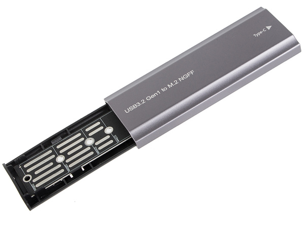 Hdd adaptér box m.2 sata ngff usb 3.1 usb typ-c 2230-2280mm