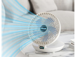 Galda ventilators saliekamais ventilators bezvadu galda klips stāvošs
