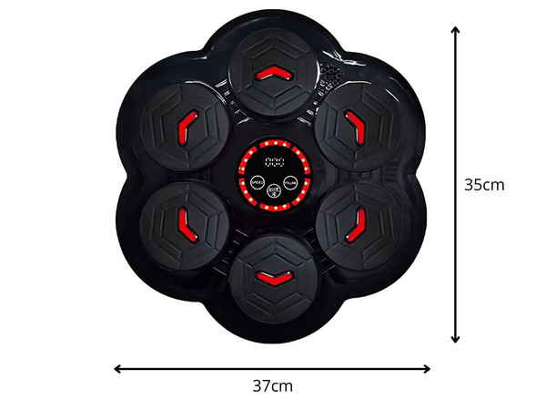 Boxing shield trainer music bluetooth usb c + boxing gloves