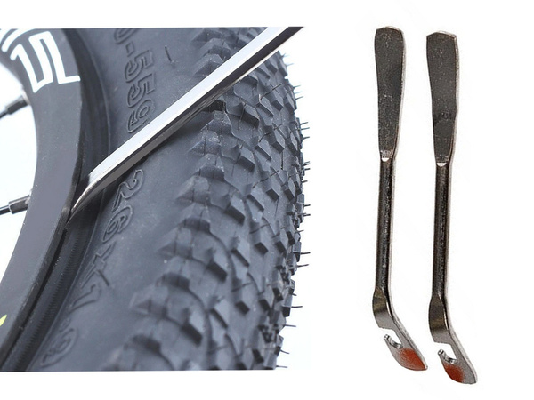 Vulcanisation kit for bicycle inner tubes repair patches with spoons glue