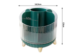 Cosmetics organiser jewellery rotary 360 for make-up brushes casket