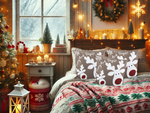 Housse de coussin de noël 45x45 pour noël