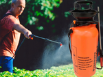Tlakový postřikovač zahradní ruční postřikovač s dlouhým kopím 10l pásový