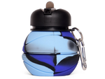 Bidón deportivo plegable de silicona botella deportiva con boca de beber 500