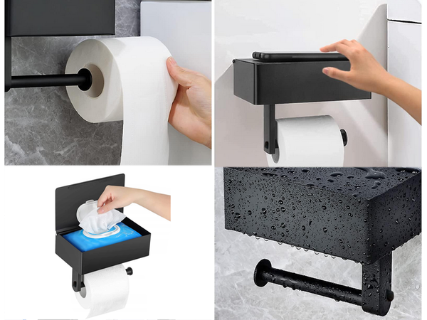 Bēniņu tualetes papīra turētājs bēniņu wc plaukts tērauds