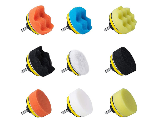 Set de bureți de lustruit pentru burghiu 80mm