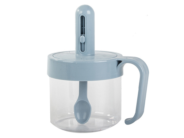 Récipient à épices pour la cuisine avec cuillère à soupe gobelet avec fermeture d'oreille